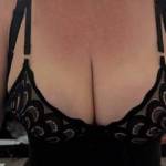 D cups in a too small lingerie top...makes them look bigger don't you think? 🤔