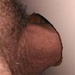 Got a woman working over my cock through a glory hole.