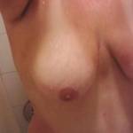 wasing my titts