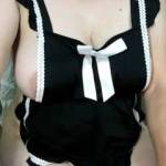 I wore my maid outfit in the zoig video chat just in case anyone made a mess for me to clean up!