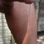 I get so excited the precum starts dripping out in long strings. I love rubbing it into my cock.