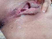 I get horny easy....just the fact that I'm alone....and that you can be wet or hard for me ..makes me feel ah so wet and horny...do you see how wet I am...this pussy needs your tongue...fingers cock or pussy ..oh