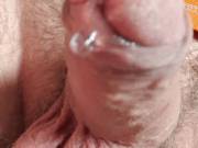 So horny that precum was leaking