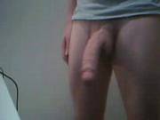 my big swinging dick! soft but still 8.5"s!...anyone wanna make me all hard and standing to attention!? :-)