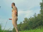 Naked outdoor in the nature...