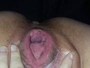 My gfs pussy opened wide