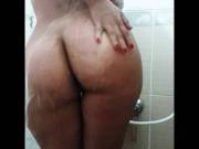 Wifey's ass in shower