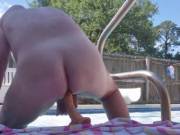Got extra horn at the pool