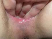 Four fingers deep in Babygirl’s used stretched asshole really did it for this little anal slut. She was bucking and writhing underneath me trying to get my four fingers deeper into her horny little pink asshole.