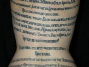 showing off my back ink, needs to be fixed but i'm still proud of it :)