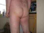 My arse without my shorts on - as if you couldn't guess!!!!