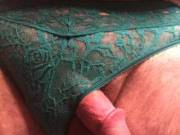 Was asked to model my wife's panties...so I did.  Found it kind of exhilarating and sexy.  What do you think?