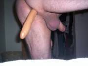 Just playing with a 12" dildo