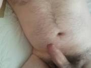 Nearly time for work, just got out of bed but with a hard cock its a shame to waste it.