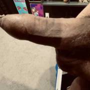 Do you want to slide this fat natural uncut dick in your mouth or pussy first?