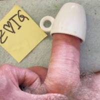Coffee is served with dick ... get the cream