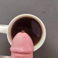 dick and coffee