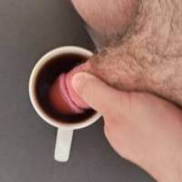 dick in coffee