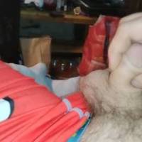 Fingering my dick like it's a vagina...