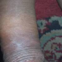 My semi Hard dick hhangging