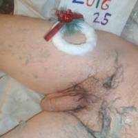 A side view of my thicker dick and messy colored skin some time after the toy play as I am on my recliner...TG1 camera was used.