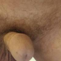 Dick shot up close