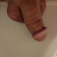 Dick and balls on the sink