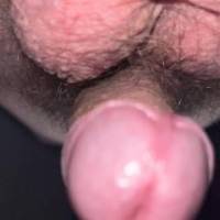 My dick is from below