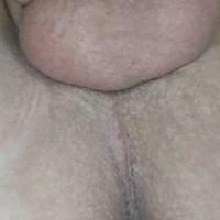 Dick, balls and butt.