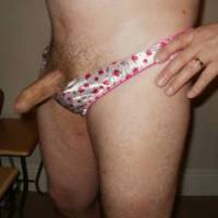 satin panties always makes my dick hard