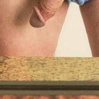 Just letting dick hang out, waiting for you to suck it