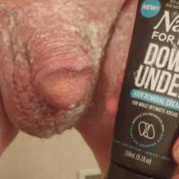 Not a hair left on my bald babydick...cum on me