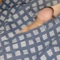 Sitting talking to a female friend and she looks down and says your dick is sticking out so I took this picture then she got down between my legs and sucked me for 40 minutes