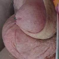 Just my little old dick resting on my big balls