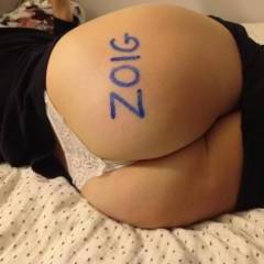 Just showing my big round booty :P