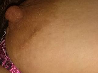Close up of my nipple.