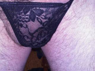 Wife's thong is to small for me.
