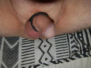 My soft cock and a cock ring