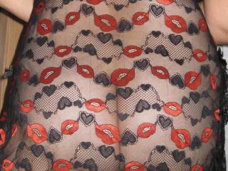 My ass is covered in kisses thanks to my new lingerie!