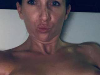 Selfie of her tits