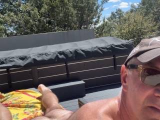 love it when the weather warms up, time for some sun on the buns. I like to lay out and oil up, I catch the older gal who lives next door checking me out while she\'s gardening. I pretend not to known she\'s there.