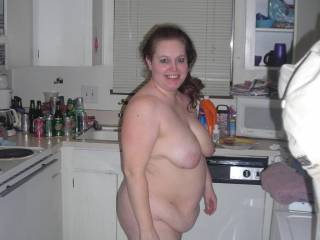Wow!! extreamly sexy!!This pic did it for me! I'll have you for breakfast if you dont mind! I'll put you on the counter top with your legs spread so i can eat that beautiful pussy cand then who knows where we will end up! maybe outside on top of your car??