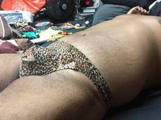 cheetah thong bulge