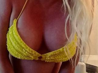 Yellow bikini