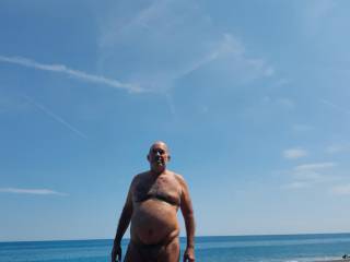 nude beach, Italy