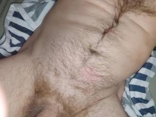 Full body soft cock show off