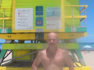 Some selfies on Miami Beach