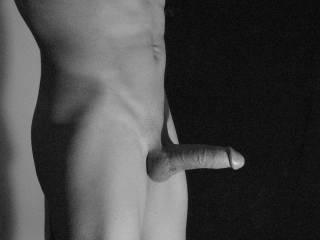 B&W side view