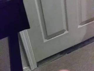 Masturbating