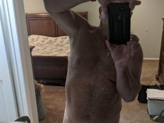 In my 60s try keeping in shape.  Love walking around nude and exsposing myself.  Hope you like!